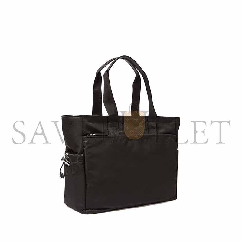 Pra*a triangle logo tote bag in nylon 2vg042 (40*34*16cm)